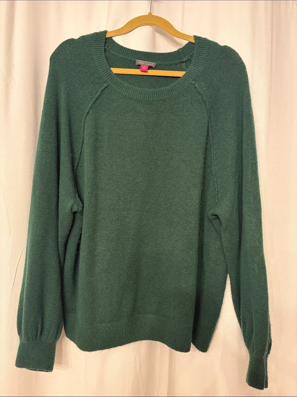 Vince Camuto Dark Green Crewneck Sweater